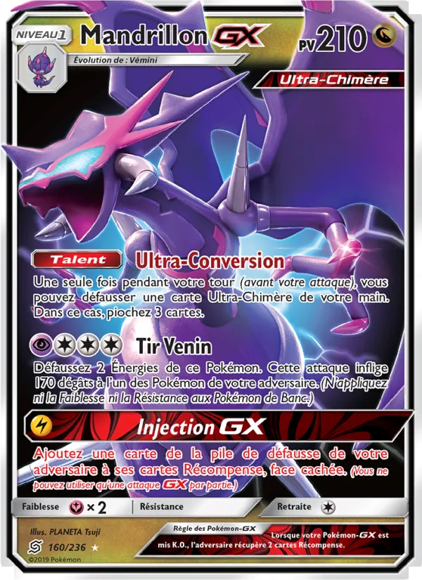 Mandrillon GX Harmonie des Esprits 160/236