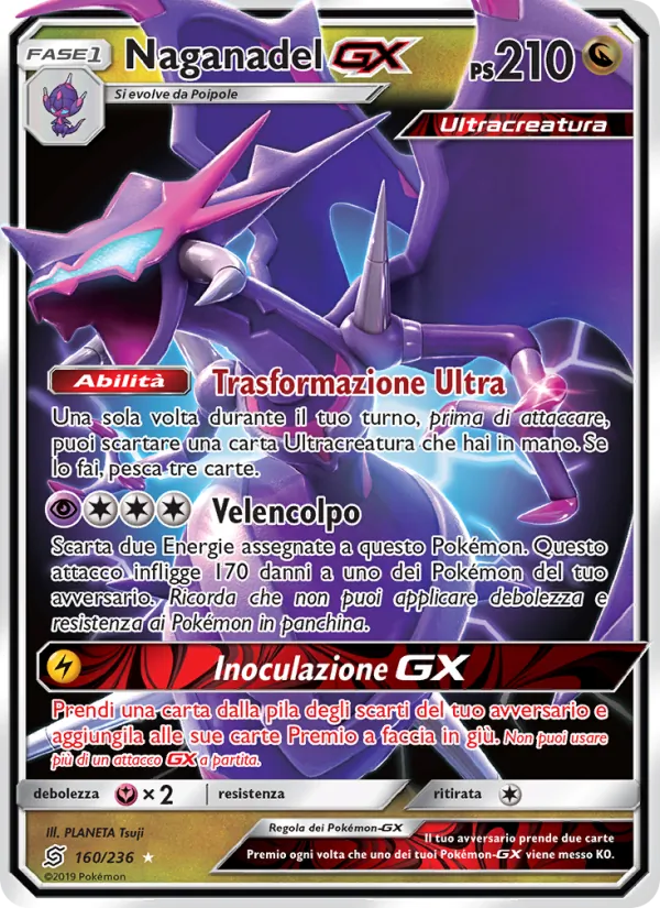 Naganadel GX Sintonia Mentale 160/236
