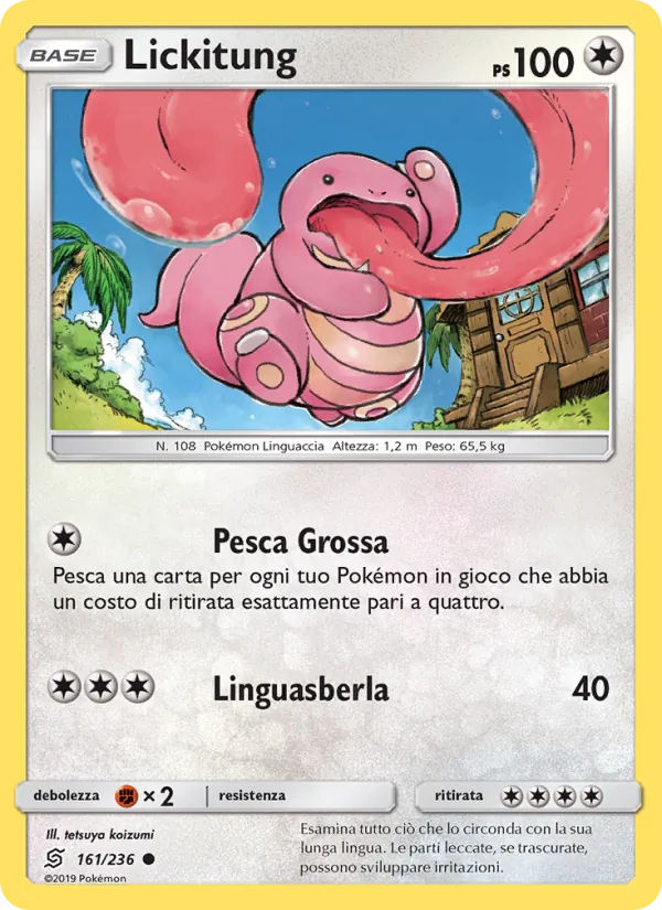 Lickitung Sintonia Mentale 161/236