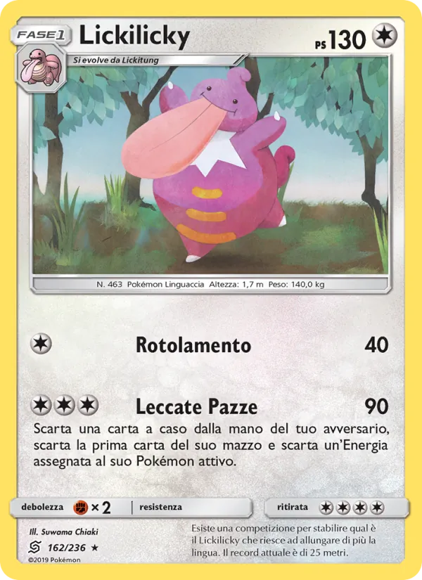 Lickilicky Sintonia Mentale 162/236