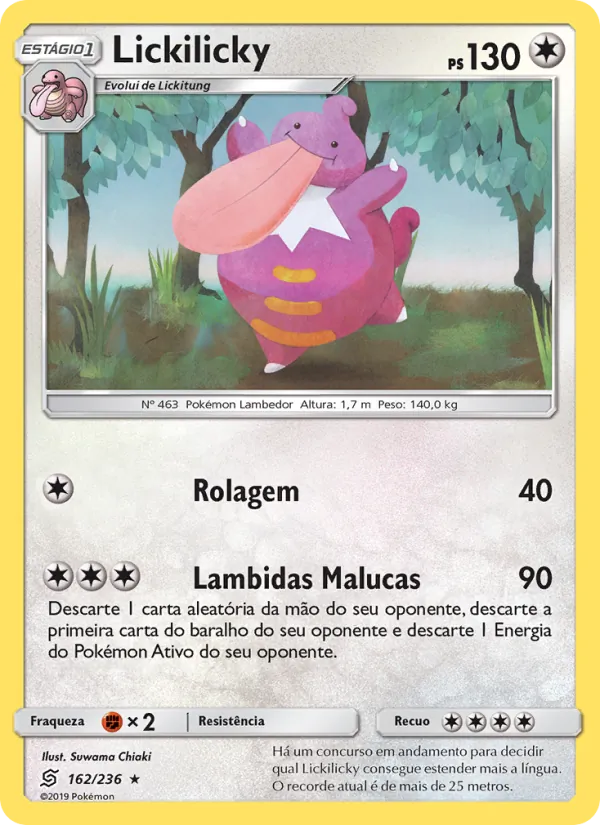 Lickilicky Sintonia Mental 162/236