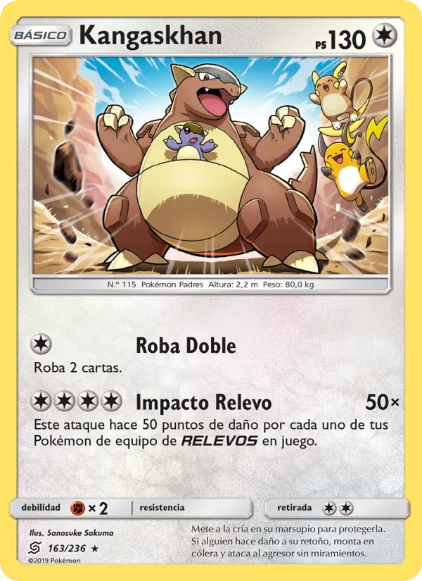 Kangaskhan Mentes Unidas 163/236