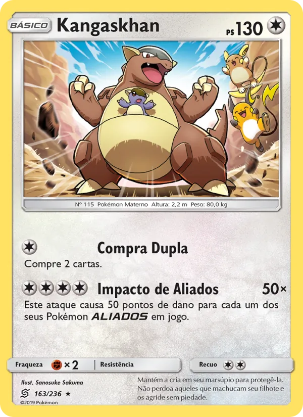 Kangaskhan Sintonia Mental 163/236