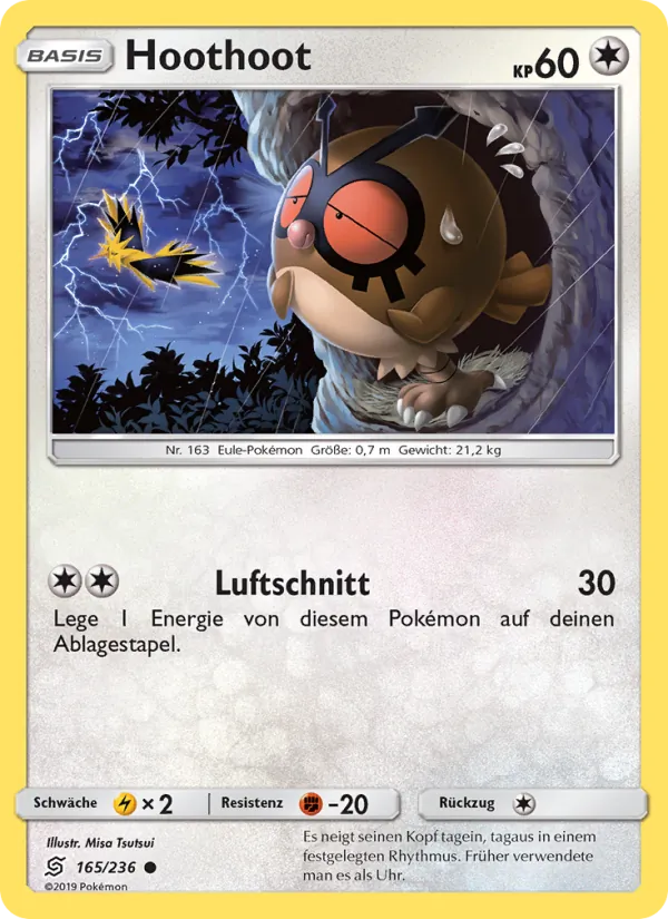 Hoothoot Bund der Gleichgesinnten 165/236