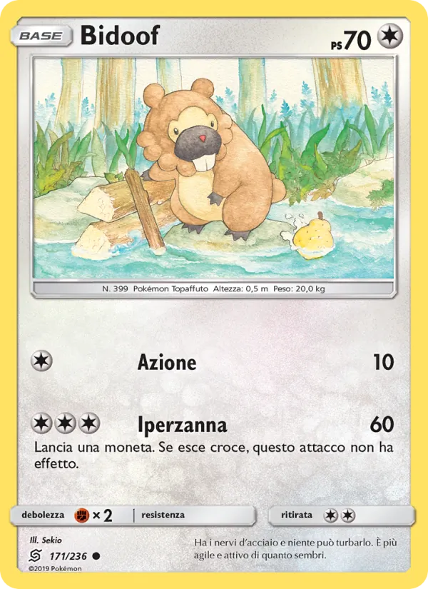 Bidoof Sintonia Mentale 171/236