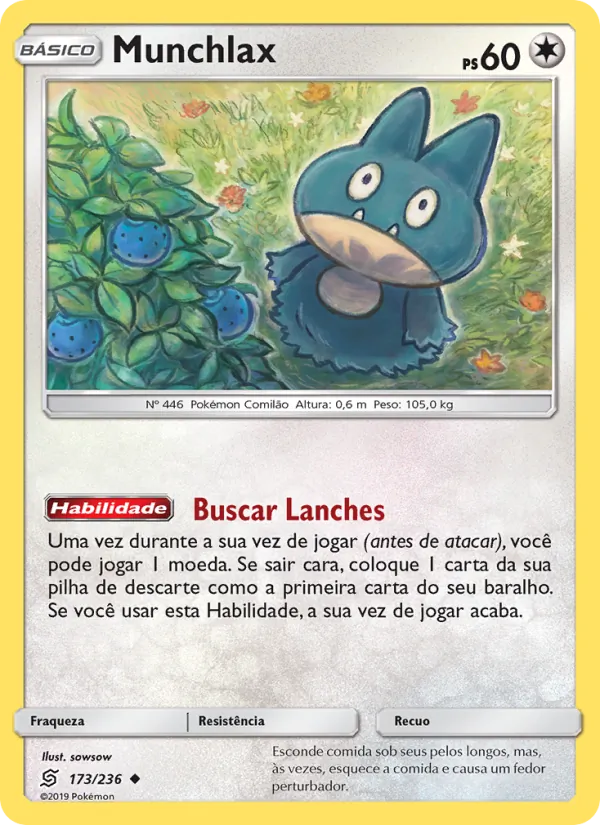 Munchlax Sintonia Mental 173/236