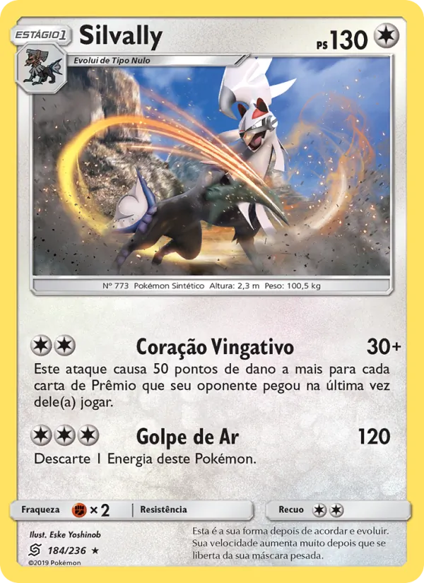 Silvally Sintonia Mental 184/236