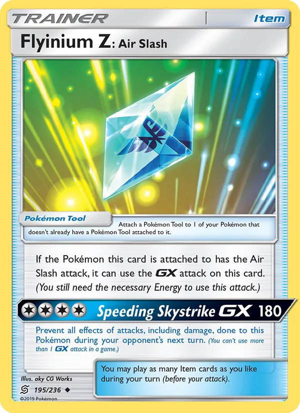 Flyinium Z: Air Slash Unified Minds 195/236