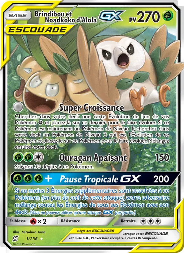 Brindibou et Noadkoko d’Alola GX Harmonie des Esprits 1/236