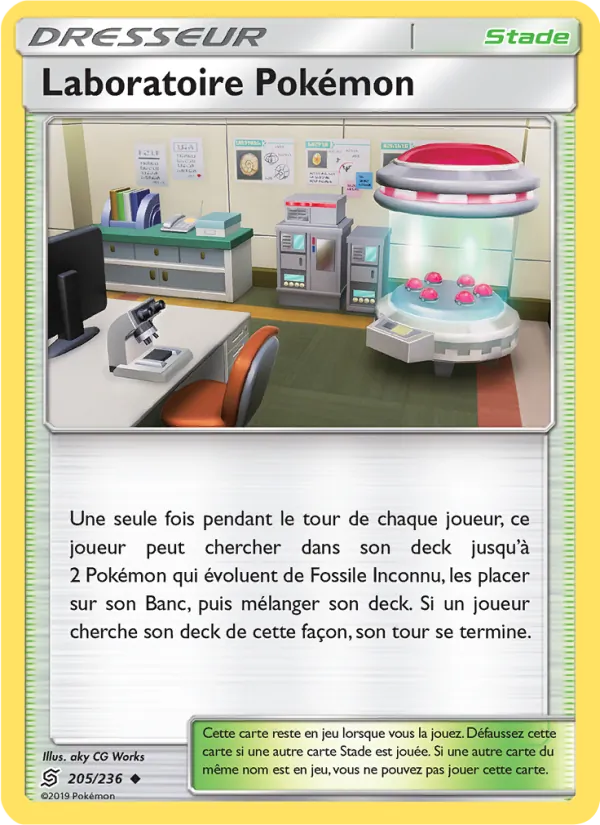 Laboratoire Pokémon Harmonie des Esprits 205/236