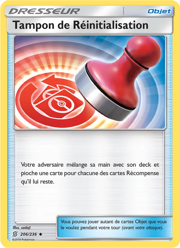 Tampon de Réinitialisation Harmonie des Esprits 206/236