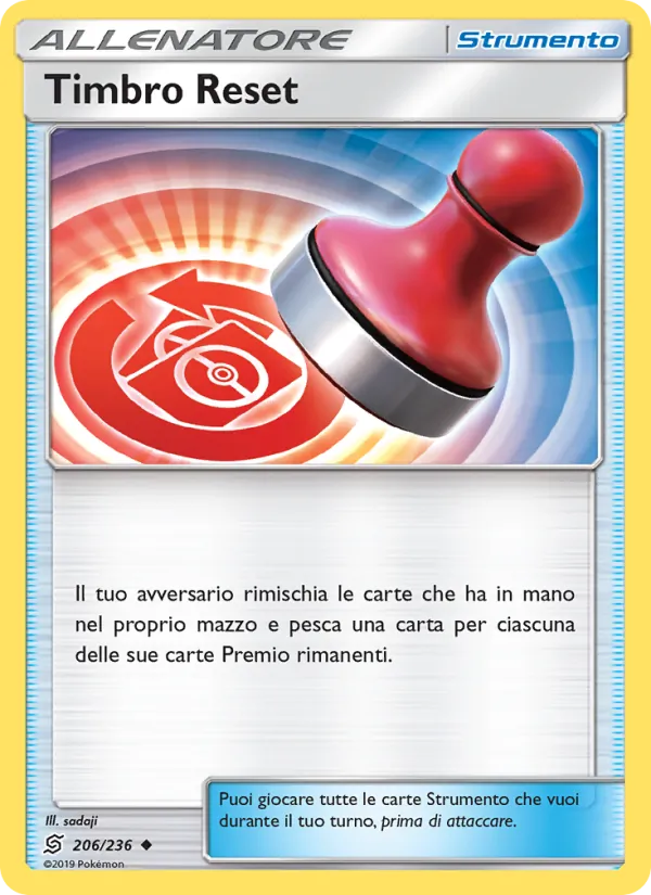 Timbro Reset Sintonia Mentale 206/236