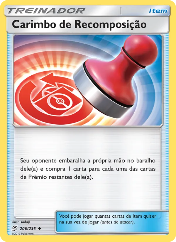 Carimbo de Recomposição Sintonia Mental 206/236