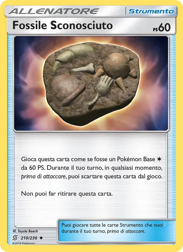 Fossile Sconosciuto Sintonia Mentale 210/236