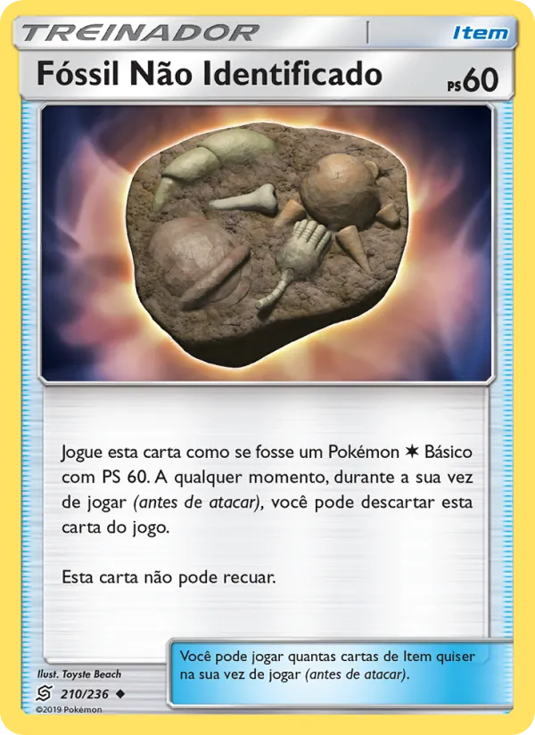 Fóssil Não Identificado Sintonia Mental 210/236