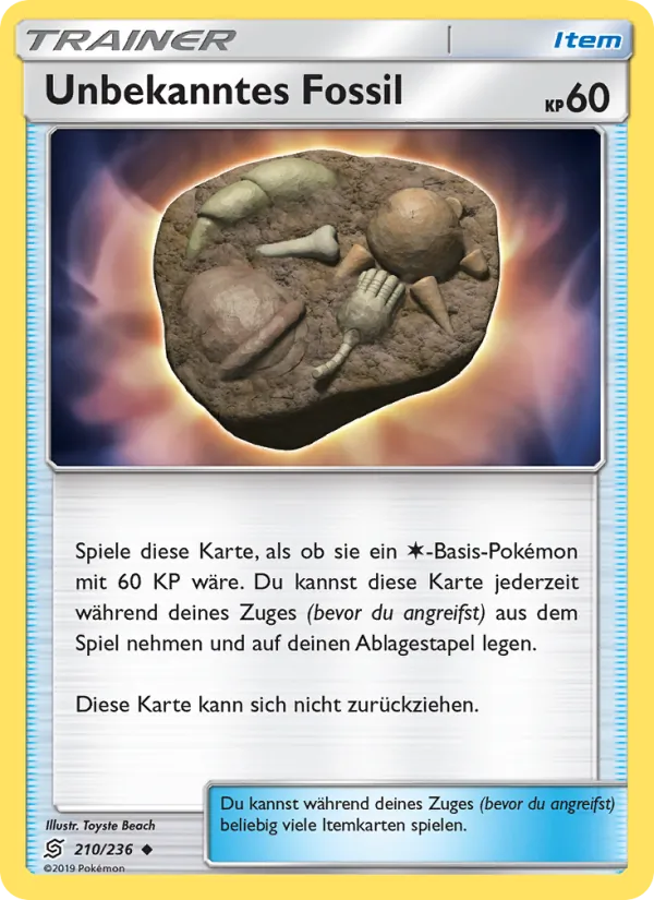 Unbekanntes Fossil Bund der Gleichgesinnten 210/236
