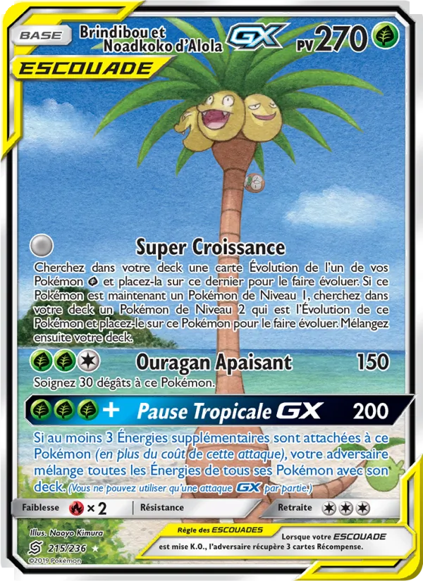 Brindibou et Noadkoko d’Alola GX Harmonie des Esprits 215/236