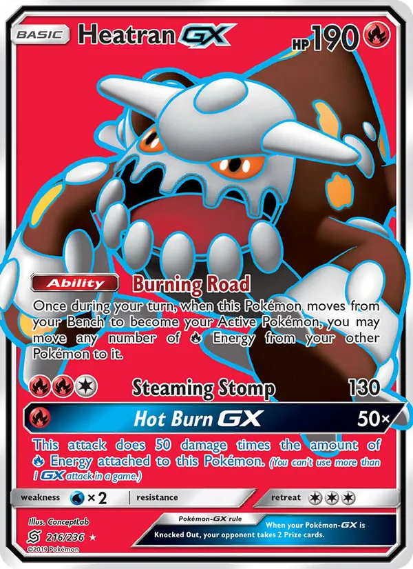 Heatran GX Unified Minds 216/236