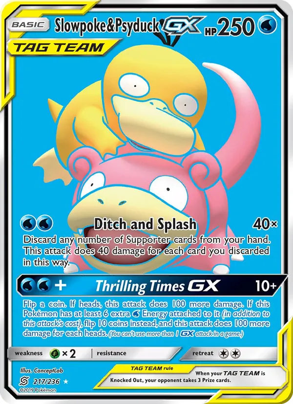 Slowpoke & Psyduck GX Unified Minds 217/236