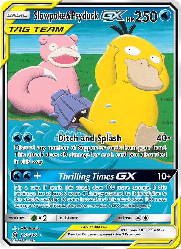 Slowpoke & Psyduck GX Unified Minds 218/236