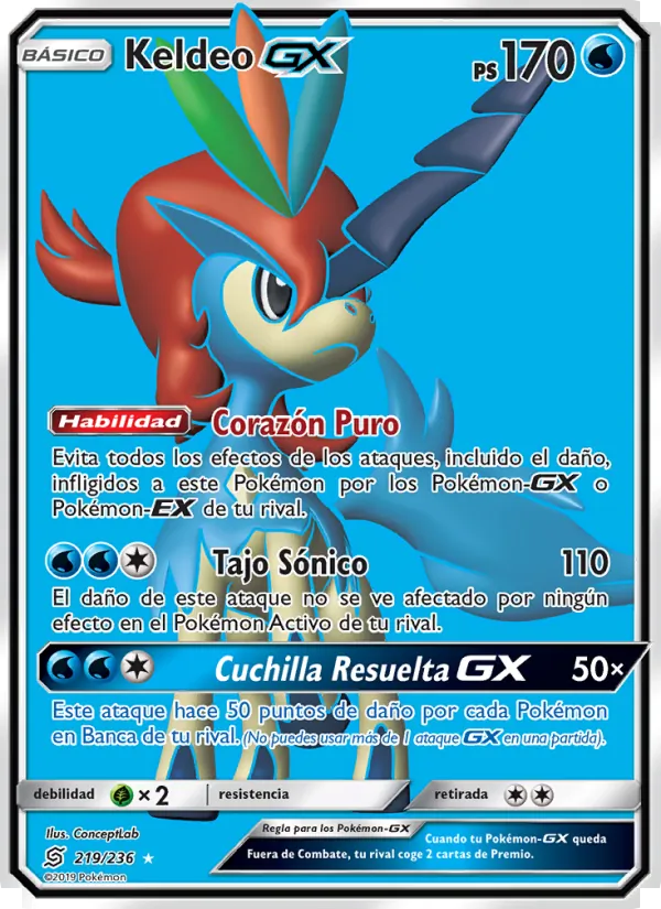 Keldeo GX Mentes Unidas 219/236