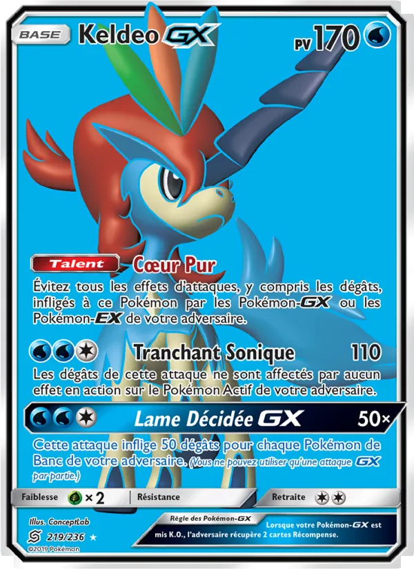 Keldeo GX Harmonie des Esprits 219/236
