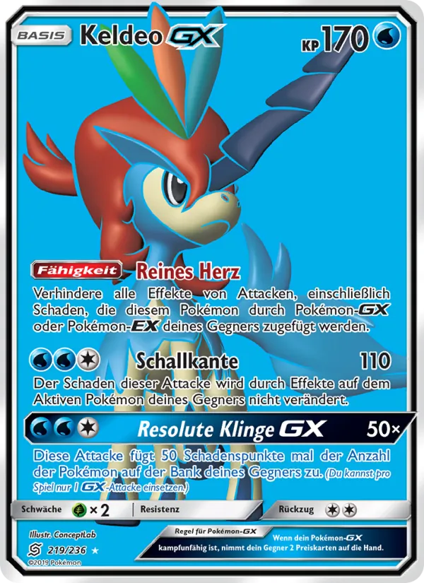 Keldeo GX Bund der Gleichgesinnten 219/236