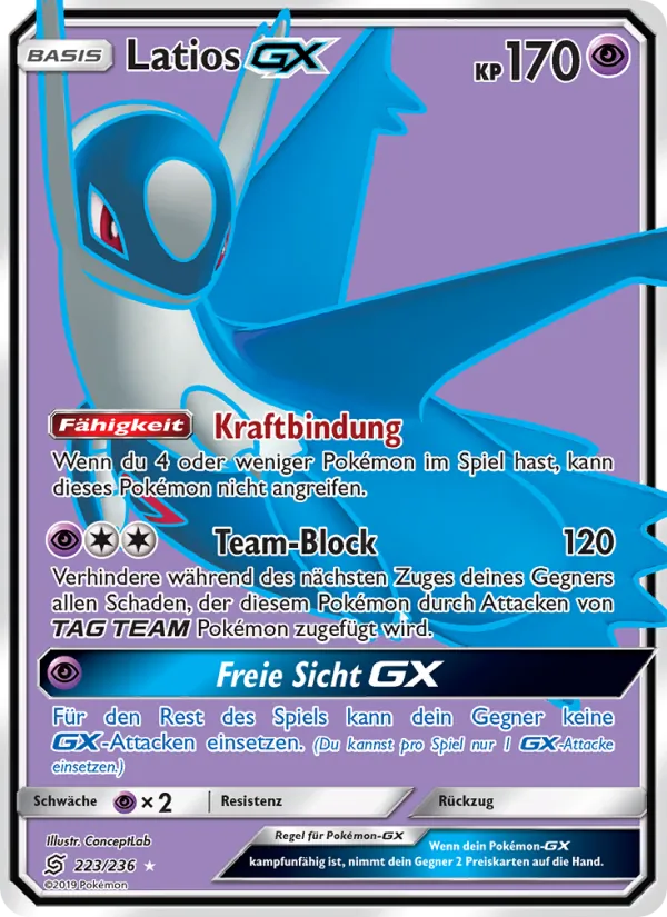 Latios GX Bund der Gleichgesinnten 223/236