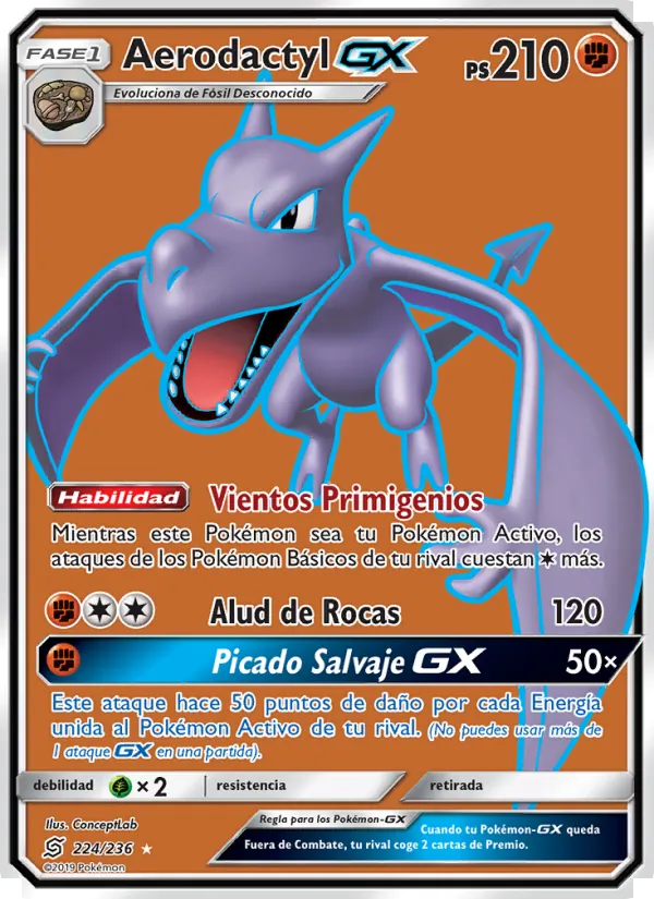 Aerodactyl GX Mentes Unidas 224/236