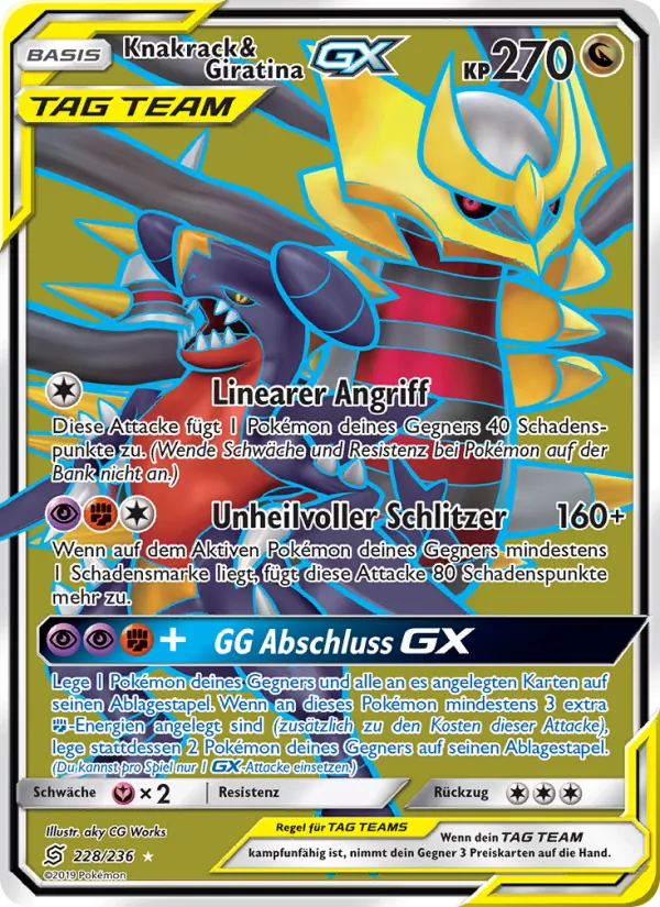 Knakrack & Giratina GX Bund der Gleichgesinnten 228/236