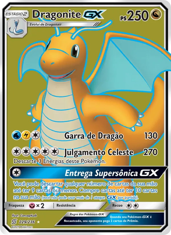 Dragonite GX Sintonia Mental 229/236