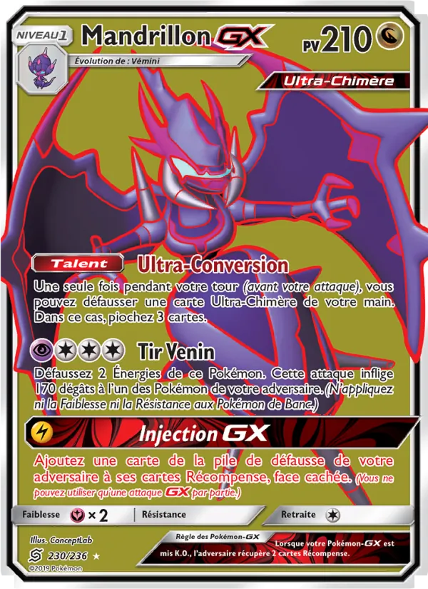 Mandrillon GX Harmonie des Esprits 230/236