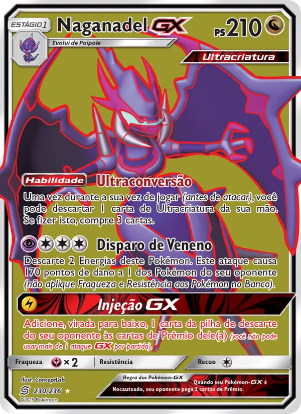 Naganadel GX Sintonia Mental 230/236