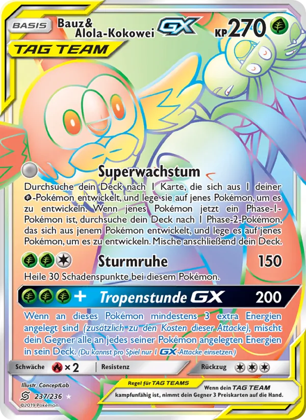 Bauz & Alola-Kokowei GX Bund der Gleichgesinnten 237/236