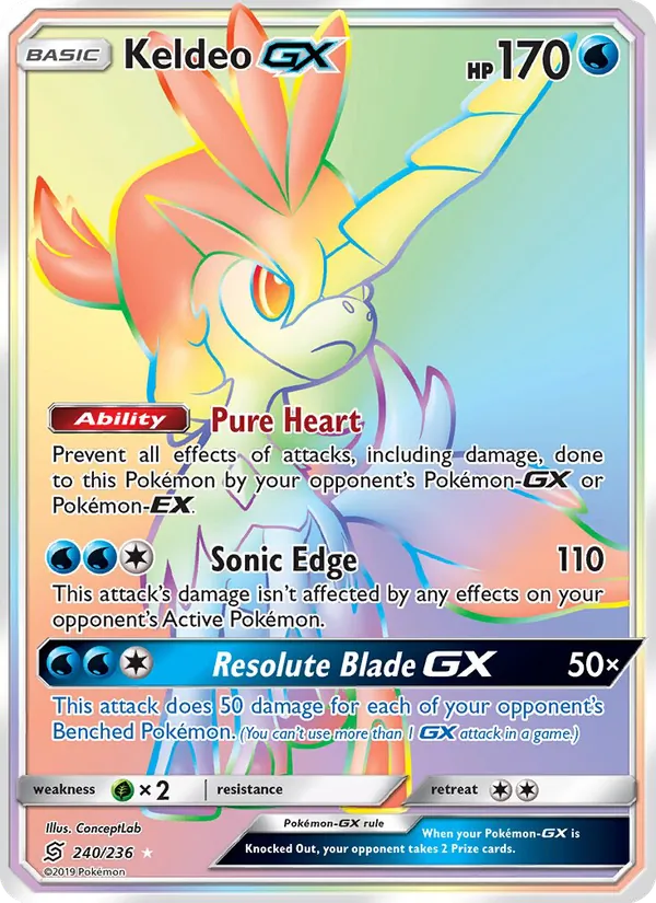 Keldeo GX Unified Minds 240/236