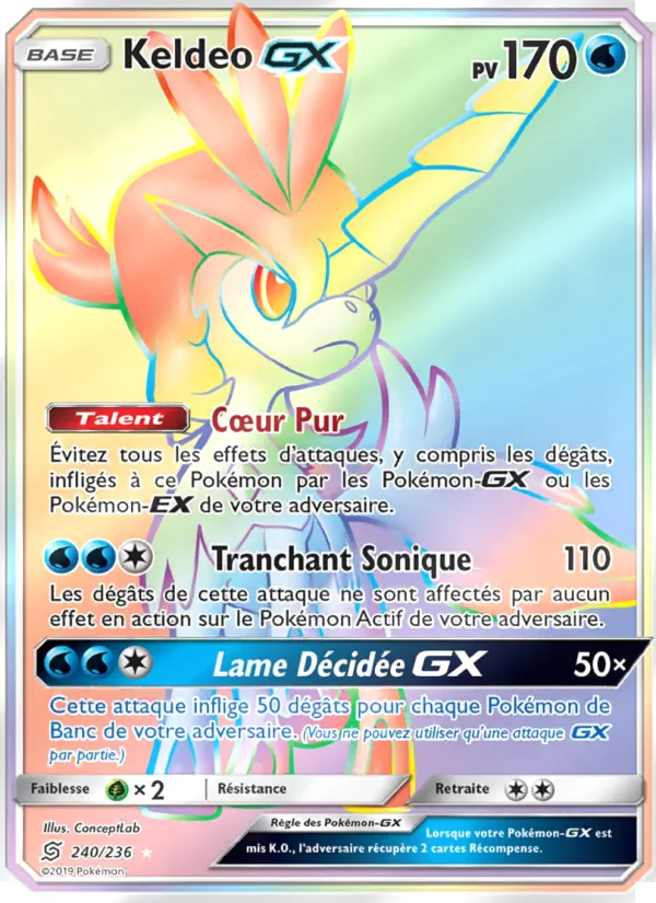Keldeo GX Harmonie des Esprits 240/236