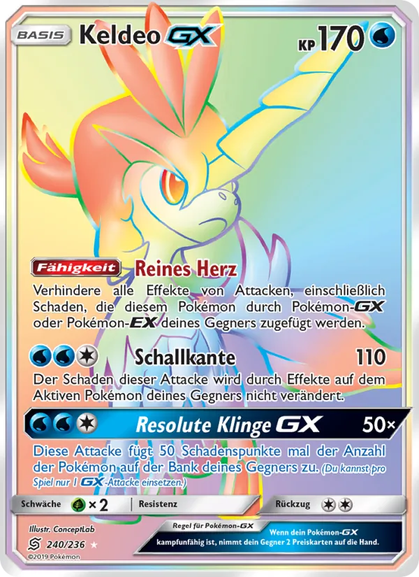 Keldeo GX Bund der Gleichgesinnten 240/236
