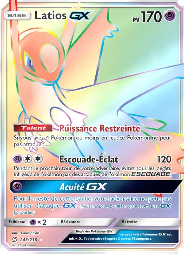 Latios GX Harmonie des Esprits 243/236