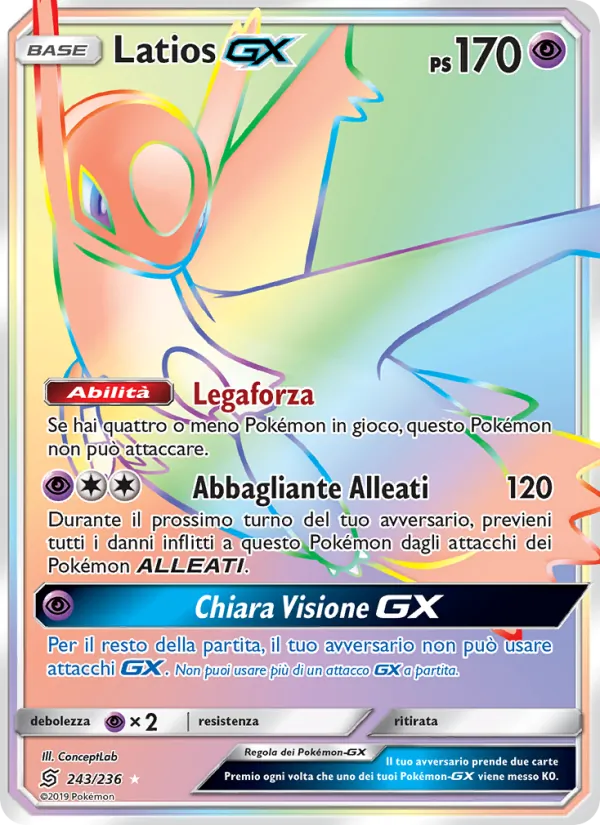 Latios GX Sintonia Mentale 243/236
