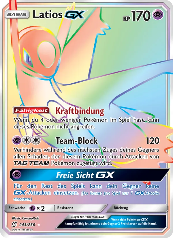 Latios GX Bund der Gleichgesinnten 243/236