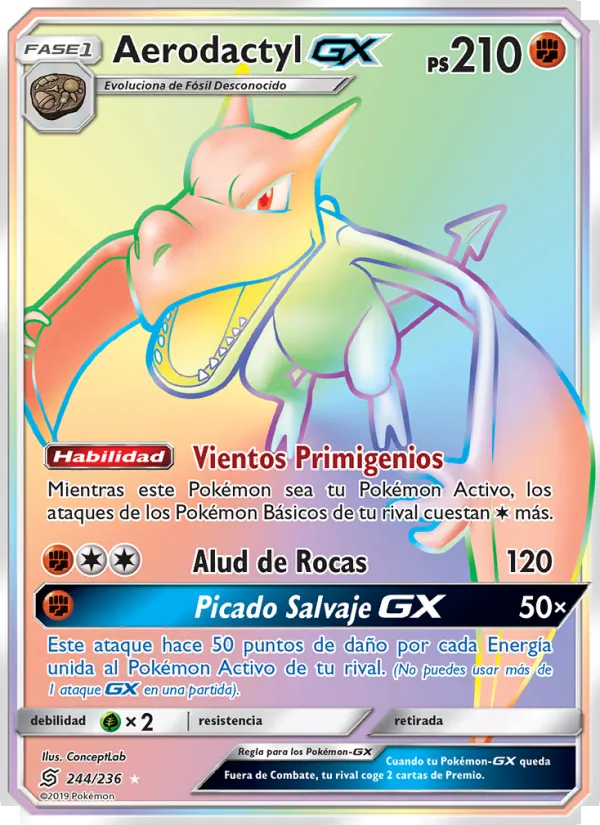 Aerodactyl GX Mentes Unidas 244/236