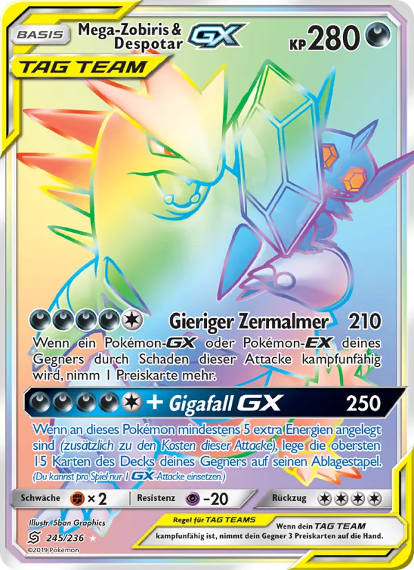 Mega-Zobiris & Despotar GX Bund der Gleichgesinnten 245/236