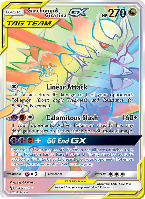 Garchomp & Giratina GX Unified Minds 247/236