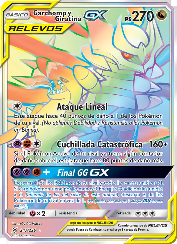Garchomp y Giratina GX Mentes Unidas 247/236