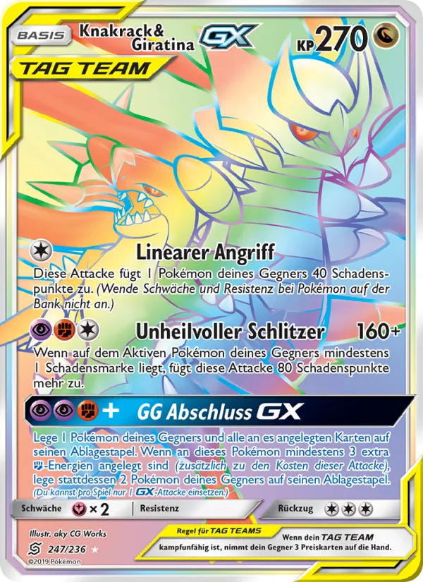 Knakrack & Giratina GX Bund der Gleichgesinnten 247/236