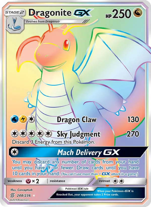 Dragonite GX Unified Minds 248/236