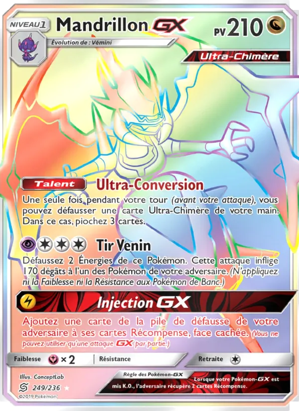 Mandrillon GX Harmonie des Esprits 249/236