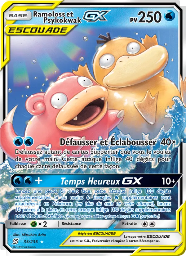 Ramoloss et Psykokwak GX Harmonie des Esprits 35/236