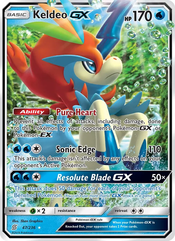 Keldeo GX Unified Minds 47/236