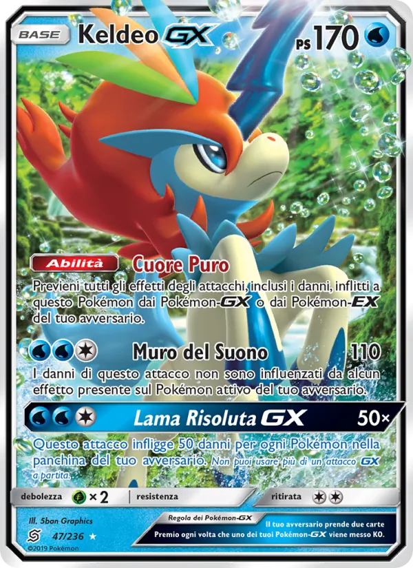 Keldeo GX Sintonia Mentale 47/236